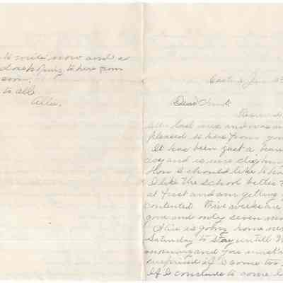 Knight Collection - 1884 Letter