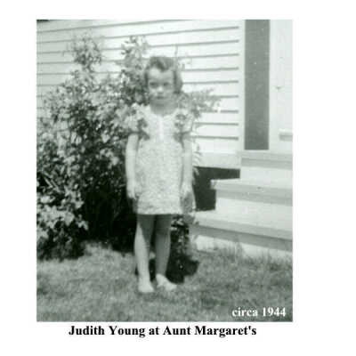Judith Young at Aunt Margaret's - 1944