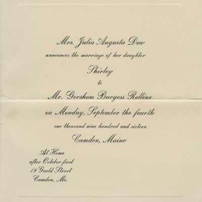 Wedding Invitation