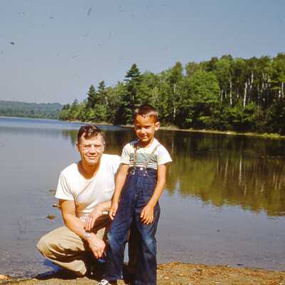 1952 - Dad and David