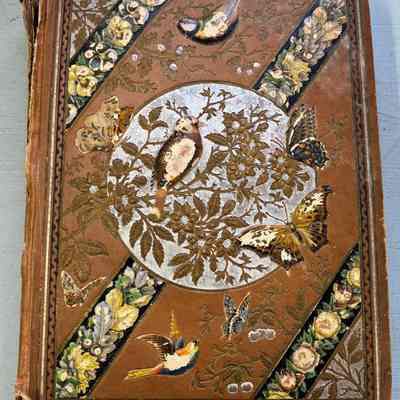 Scrapbook of Cards & Advertisements - Origin & Date Unknown