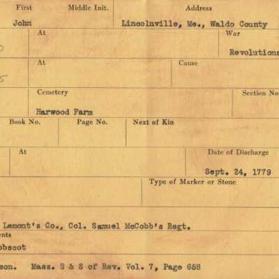 John Heal military record