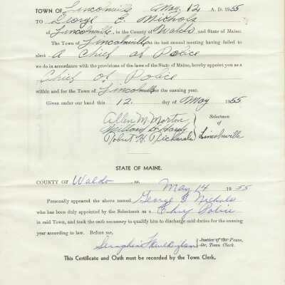 Appointment Certificate