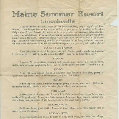 Maine Summer Resort