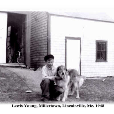 Lewis Young, Millertown, Lincolnville 1948