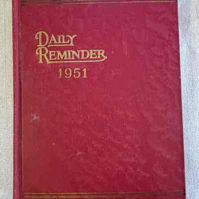 Ralph Richards 1951 Diary