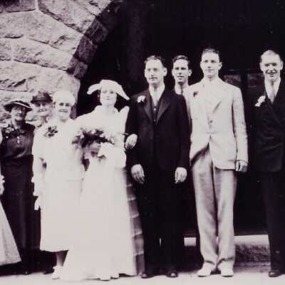 Aline Newman wedding 1937
