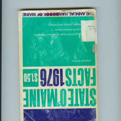 State of Maine Facts - 1976