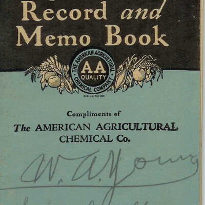 Crop Inventory and Memo Book