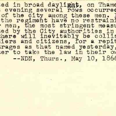 Fort Adams: May. 10, 1866