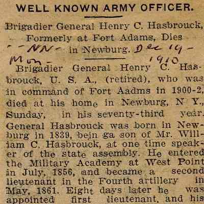 Fort Adams: WELL KNOW ARMY OFFICER