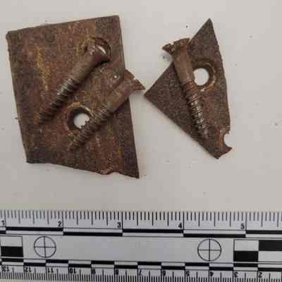 Metal pieces w/screws
