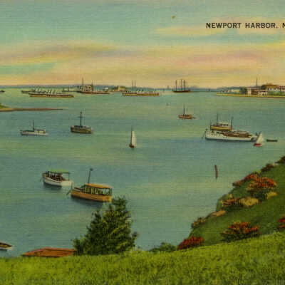 Newport Harbor Postcard