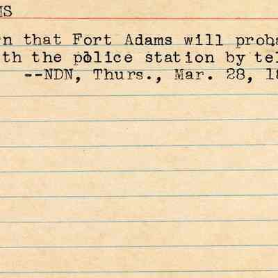 Fort Adams: March. 28, 1878