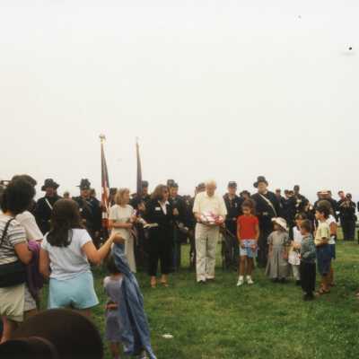 Fort Adams Civil War Re-enactors / Red cross July 2002