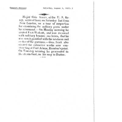 1827 NM Visit from Gen. Scott