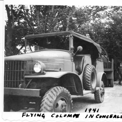 Flying Column in Concealled Rdway 1941