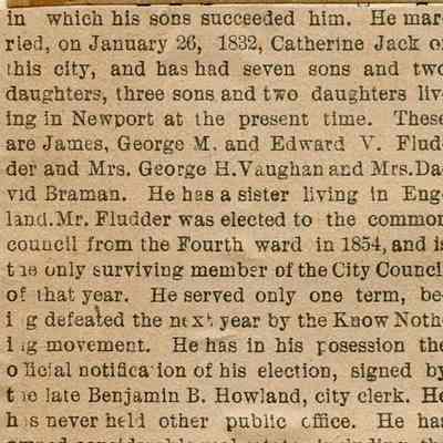Fort Adams: The Story of Catherine Jack and his 9 kids