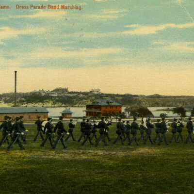 Dress Parade Band Marching Fort Adams
