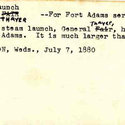 Fort Adams: July. 7, 1880