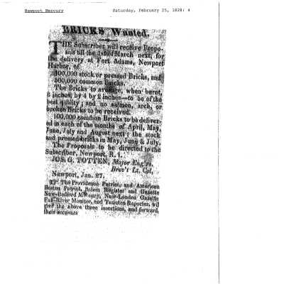 1828 NM Bricks Wanted