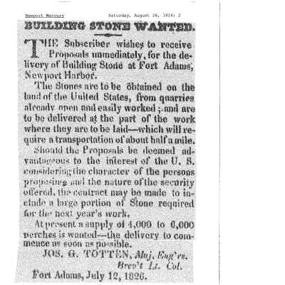 1826 NM Building Stone Wanted
