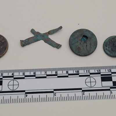 Buttons found on North West Beach
