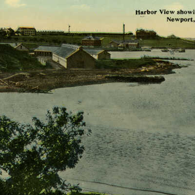 Harbor View of Fort Adams from Harrison Ave