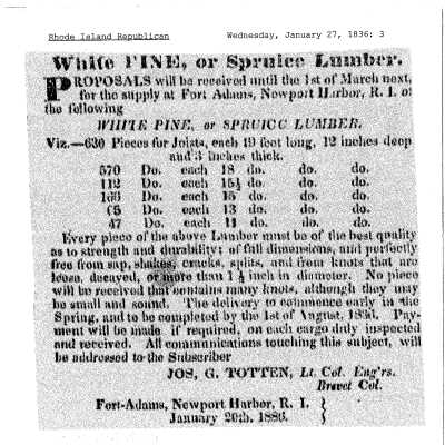 1836 RI Republican White Pine and Spruce Proposals