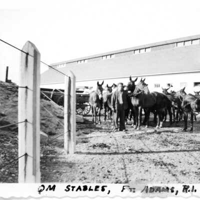Quartermasters Stables, Fort Adams, 1941