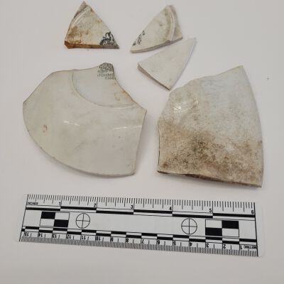 Broken Dish Pieces