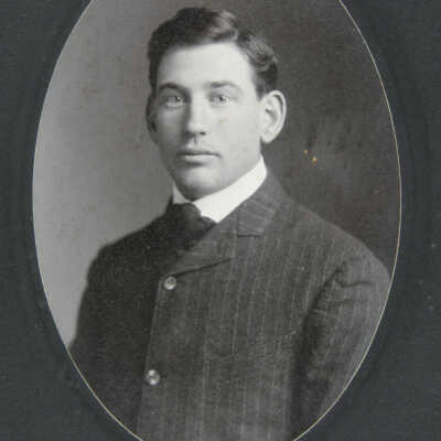 Bust Male portrait in coat and tie