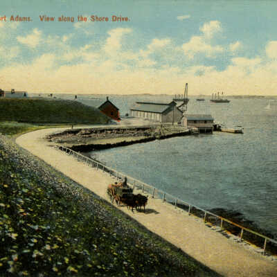 Fort Adams view along the Shore Drive