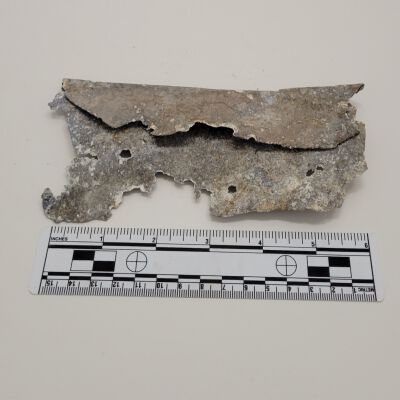 Lead flashing.