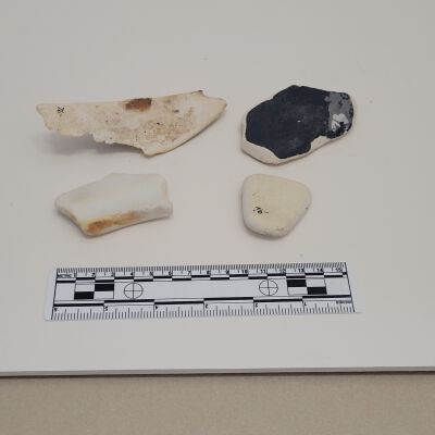 Ceramic fragments 9/13/76
