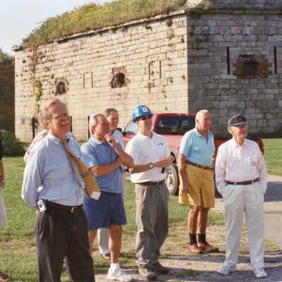 Looking at Construction on the East wall Dec 1989