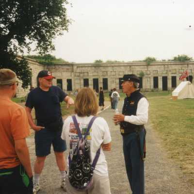 Fort Adams Civil War Re-enactors July 2002