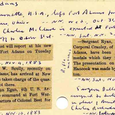 Fort Adams: November. 10, 1883