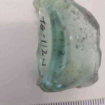 Green bottle shard