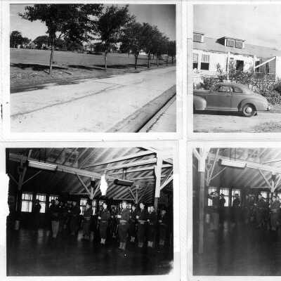 Fort Adams, 1945, Composite view of 4 photos
