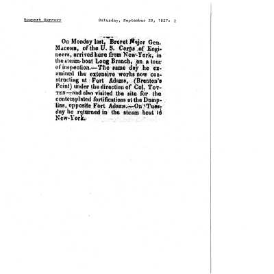 1827 NM Second Visit of from Gen. Scott