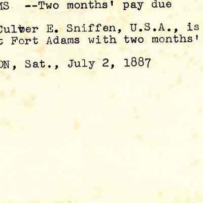 Fort Adams: July. 2, 1887
