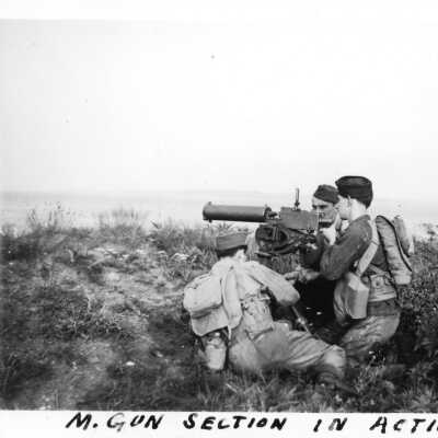 M. Gun section in Action, 1941