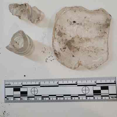 Bottle marked glass