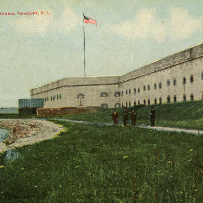 Exterior of Fort Adams