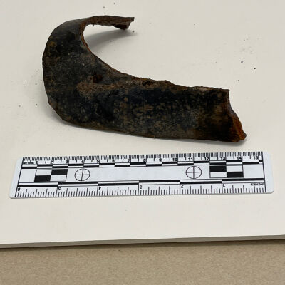 Earthware pipe fragment 1976