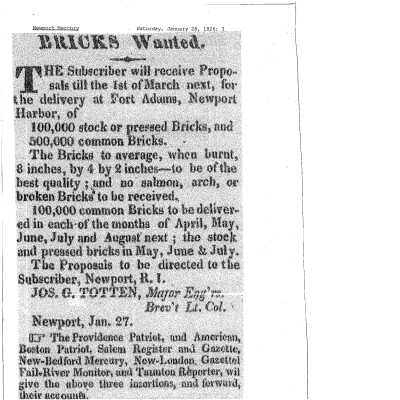 1826 NM Bricks Wanted