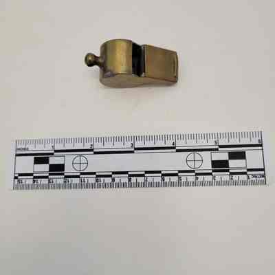 Brass whistle