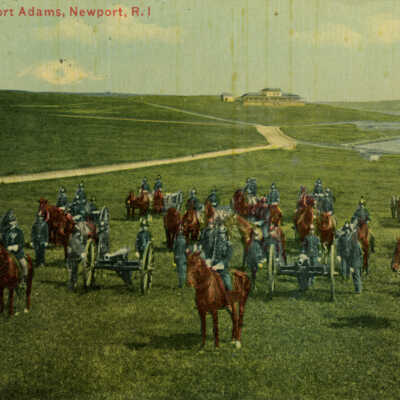 Drill at Fort Adams