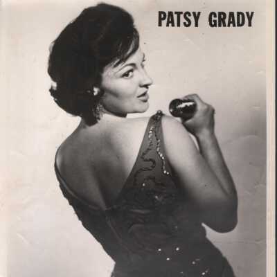 Photo - Patzy Grady "BY Vincent" "Property of Dixie Evans" stamped on back Gown, B&W